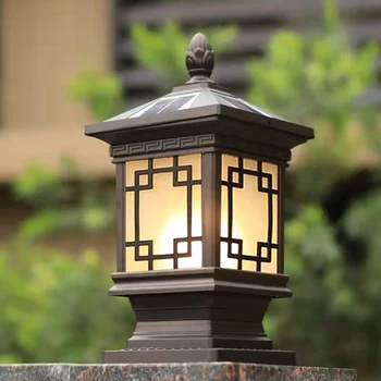 Уличная солнечная лампа TEMAR, классическая Ретро водонепроницаемая светодиодная лампа для внутреннего двора, для украшения сада, балкона, виллы, настенного светильника.