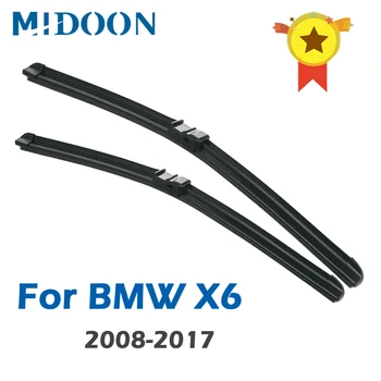 Щетки Стеклоочистителя MIDOON для BMW X6 E71 F16 Подходят Для Бокового Штифта/ Кнопки / Рычагов-Крючков 2008 2009 2010 2011 2012 2013 2014 2015 2016 2017